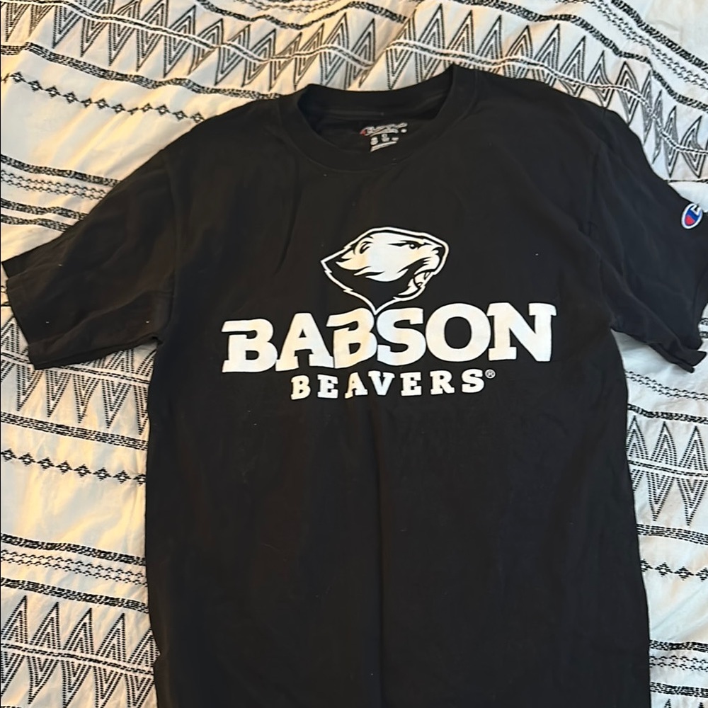 Champion Babson Beavers Black T-Shirt